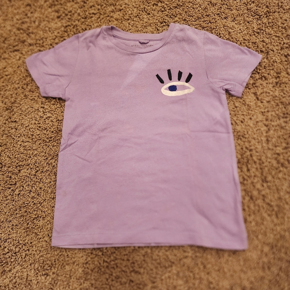 Stella McCartney KIDS Purple Graphic T-Shirt (Girls)